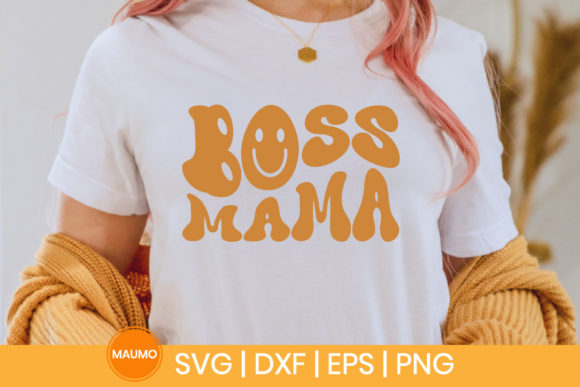 Boss Mama, Mom Business Owner Groovy Svg: A Versatile Design for Creative Entrepreneurs