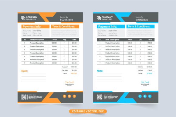 Business Cash Receipt and Invoice Vector: A Versatile Tool for Modern Businesses