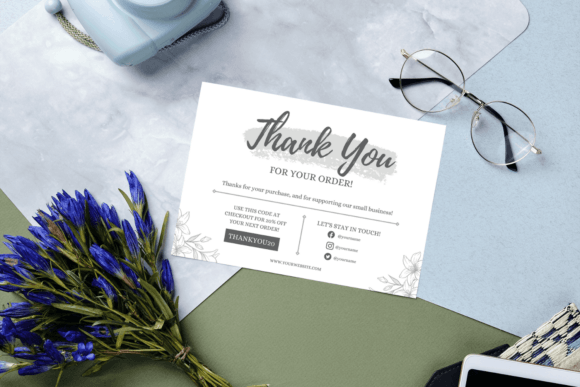 Creating Impact with a Customizable Thank You Card Template