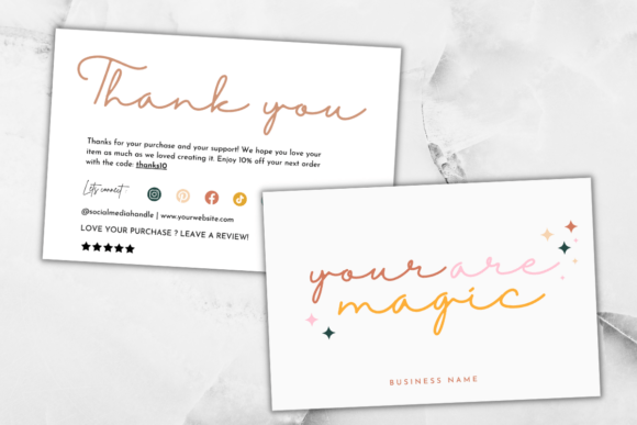 Express Your Gratitude with the Editable Small Business Thank You Card