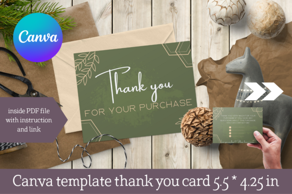 Expressing Gratitude with Style: The 5.5x4.25 Inch Thank You Card Template