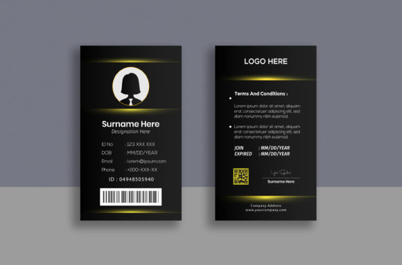 Mastering the Art of Professional Branding with the Luxury Black Gold Business Employee Card