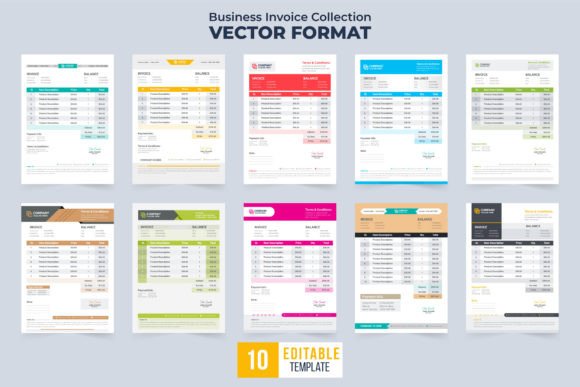Modern Invoice Design for Professional Businesses