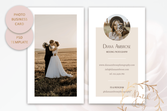 PSD Photo Business Card Template 002: A Versatile Tool for Professional Design