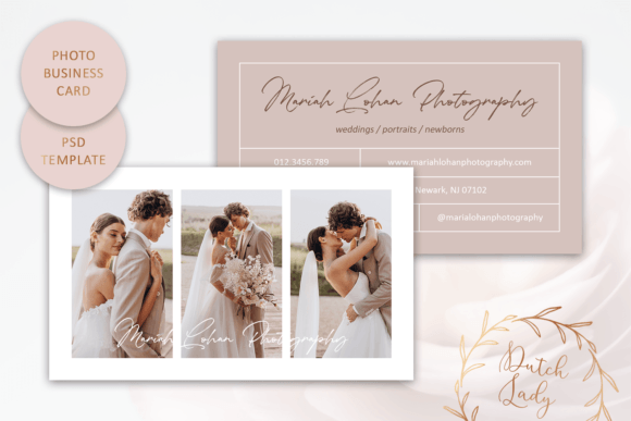 PSD Photo Business Card Template 006