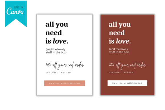 Small Business Order Card Template
