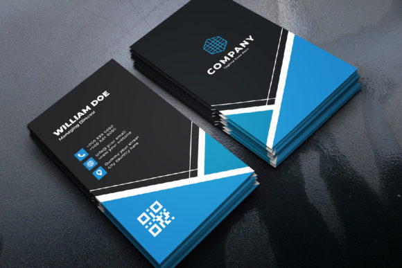 Stylish and Modern Vertical Business Card Design for Professional Branding