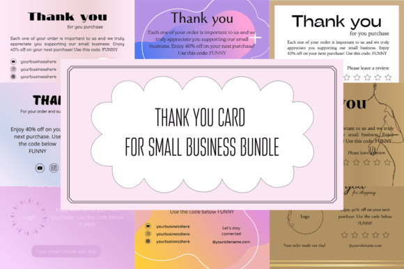 Thank You Card for Small Business Bundle: A Practical Tool for Customer Engagement