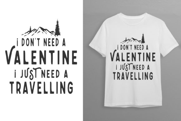 Traveling Lover Valentine Tshirt Design